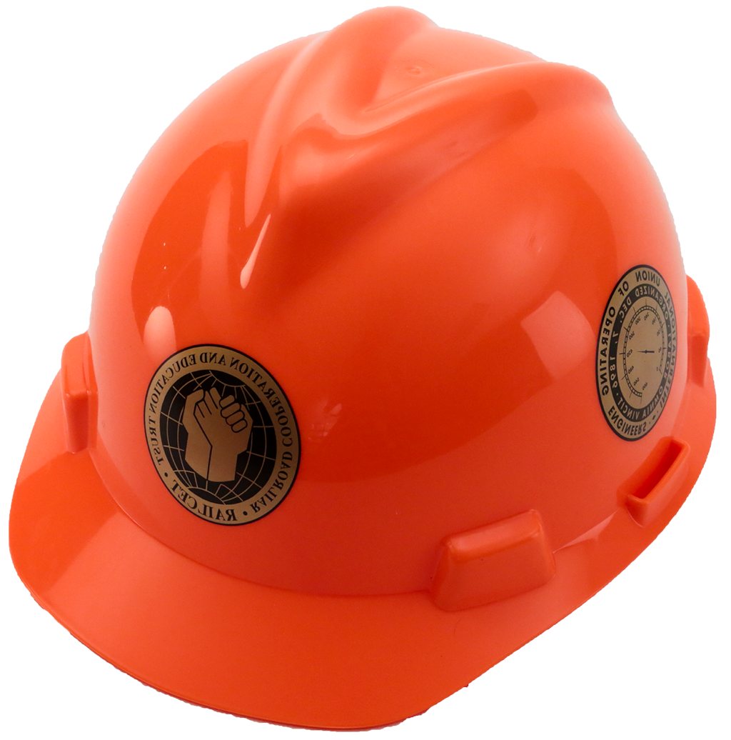 Orange hardhat